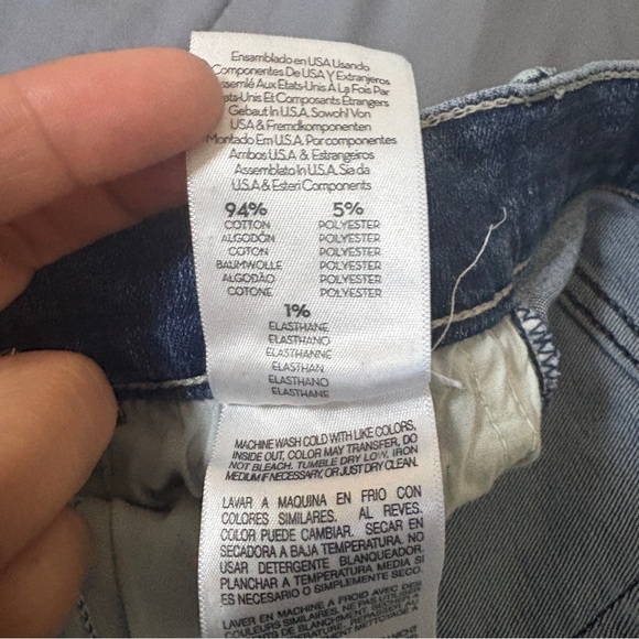 MOTHER Women's Distressed Blue Boot Cut Jeans - Picture 6 of 9